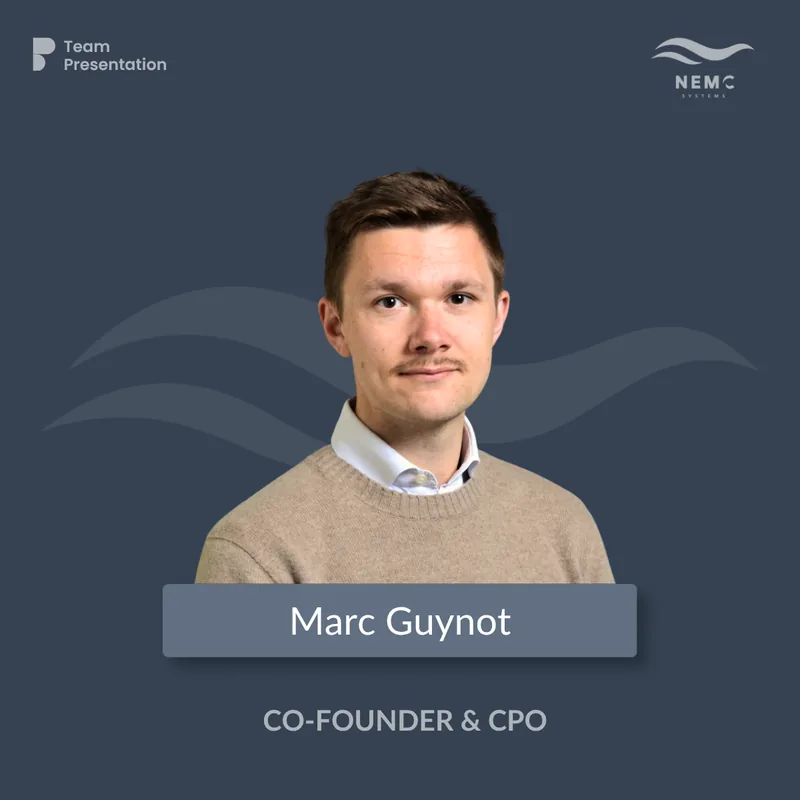 Portrait of Marc Guynot, CPO and co-founder