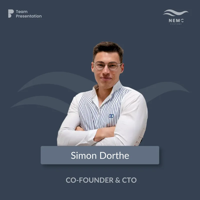 Portrait of Simon Dorthe, CTO and co-founder